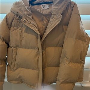 Princess Polly Beige Puffer Jacket light beige